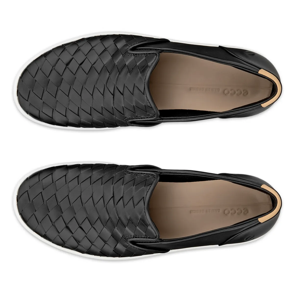 Ecco Women's Soft 7 Slip-On Woven Black
