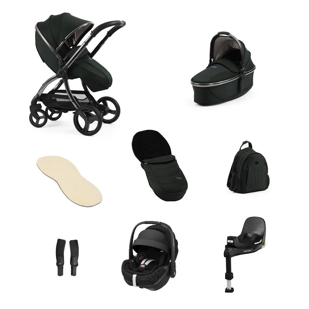 egg3 Black Olive - Luxury Bundle with Maxi-Cosi Pebble 360 Pro²