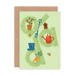 Emily Nash Illustration: Gardening Dad Father's Day Card