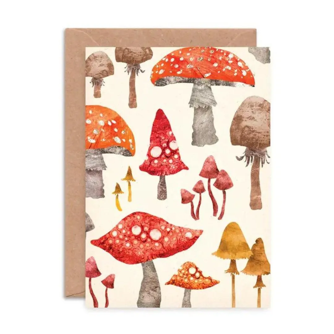 Emily Nash Illustration: Toadstool Greeting Card