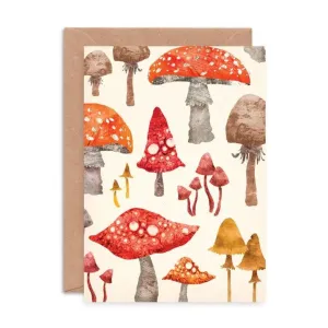 Emily Nash Illustration: Toadstool Greeting Card