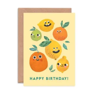 Emily Nash: Lemon Faces - Greeting Card
