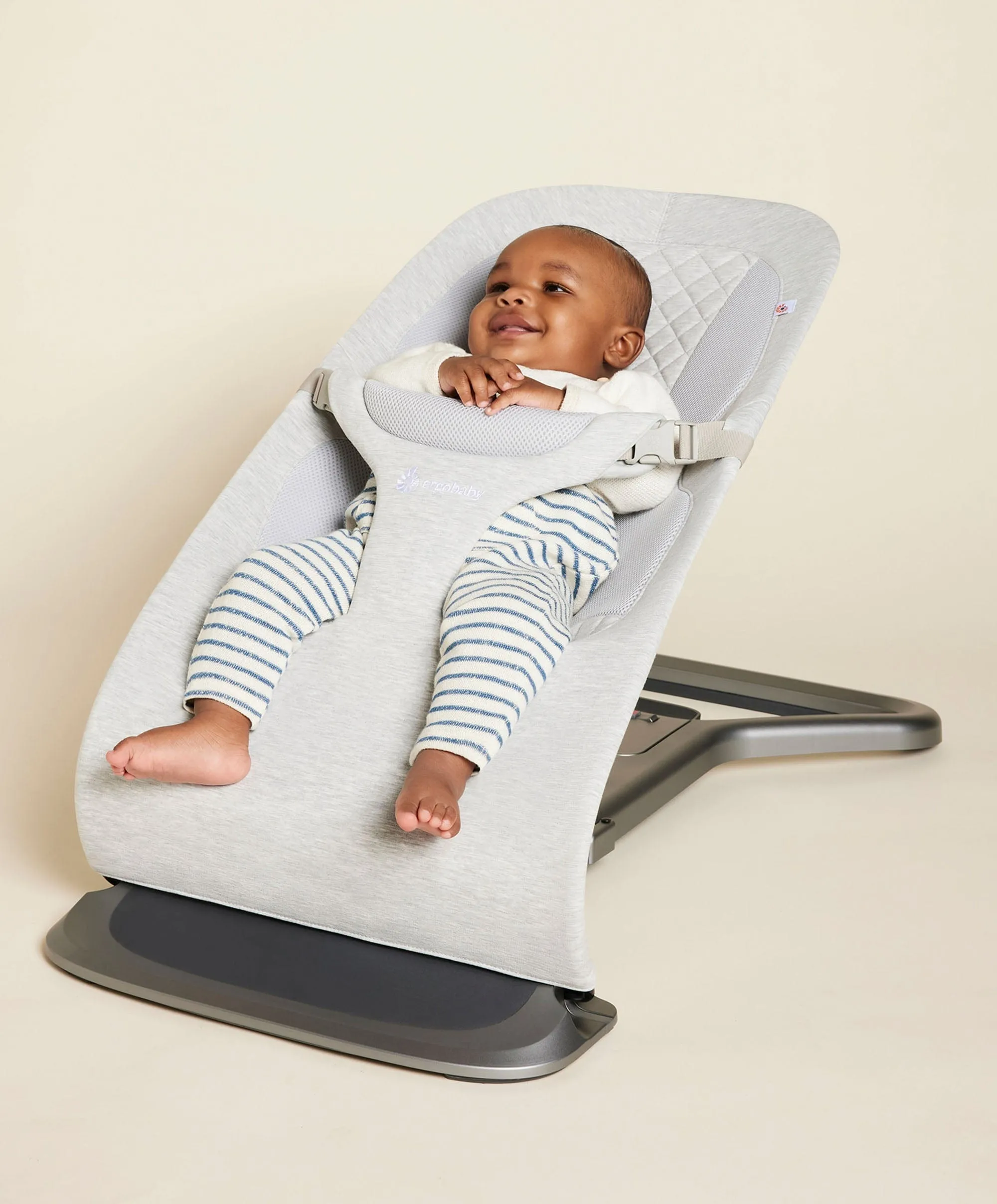 Ergobaby 3-in-1 Evolve Bouncer with Toy Bar - Light Grey