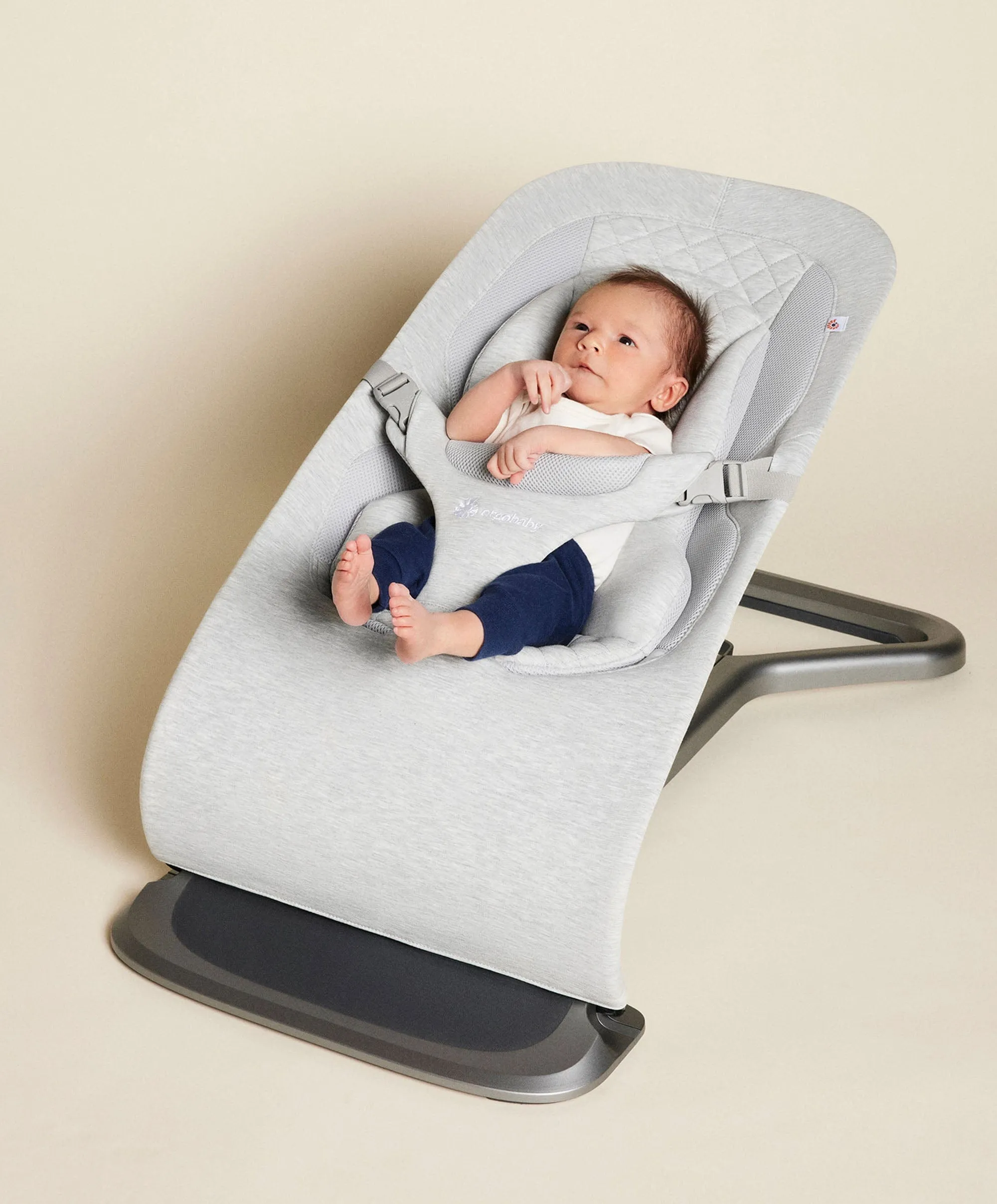 Ergobaby 3-in-1 Evolve Bouncer with Toy Bar - Light Grey