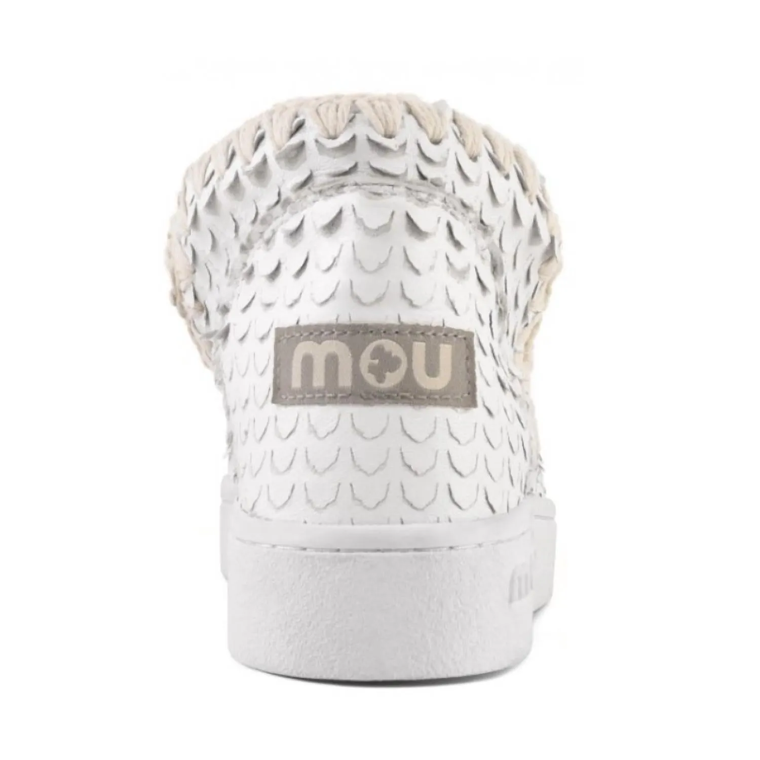 Eskimo Sneaker In Off White Sequin