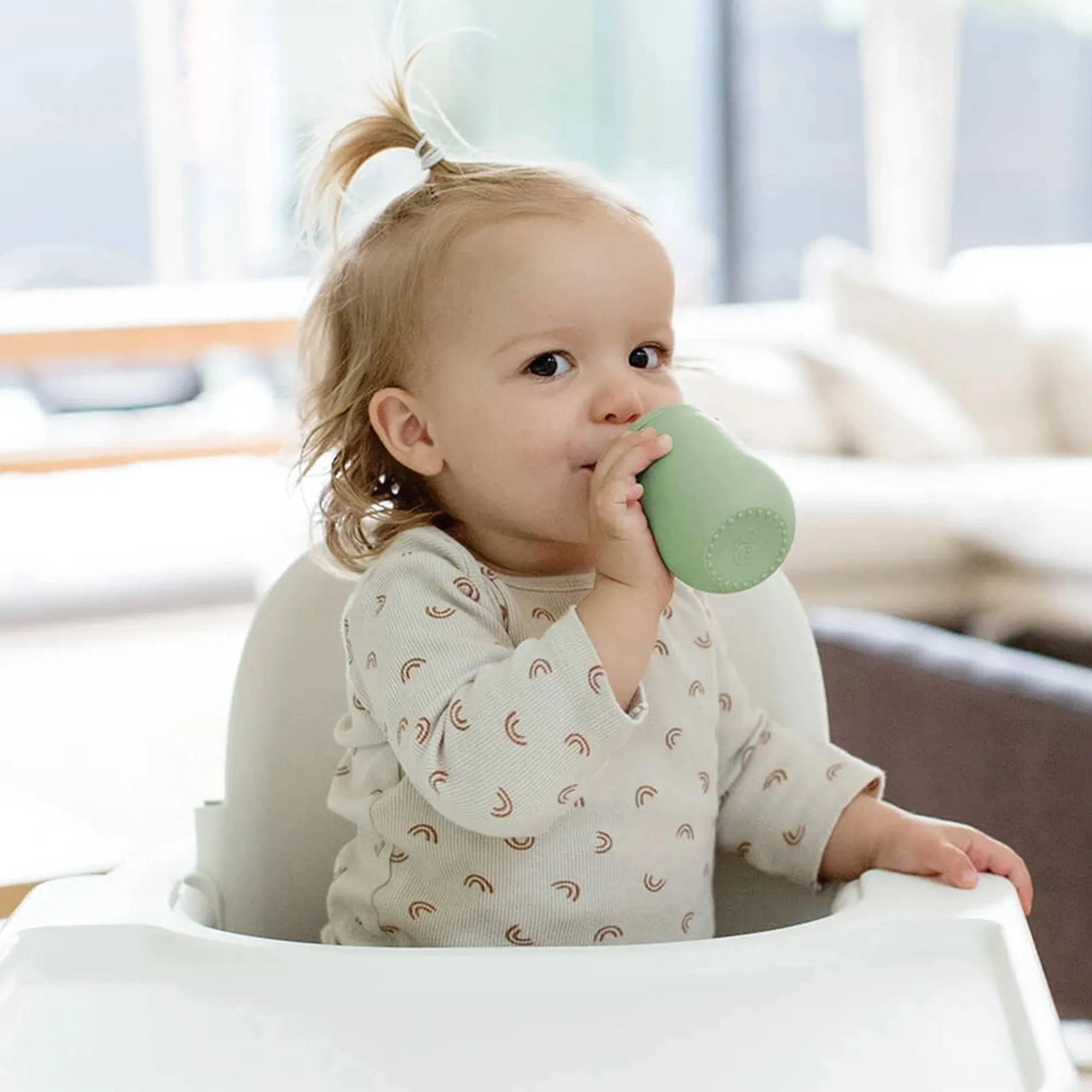 EZPZ Mini Cup   Straw Training System - Sage