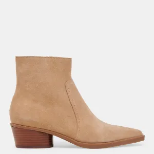 Fahari H2o Wide Booties Camel Suede