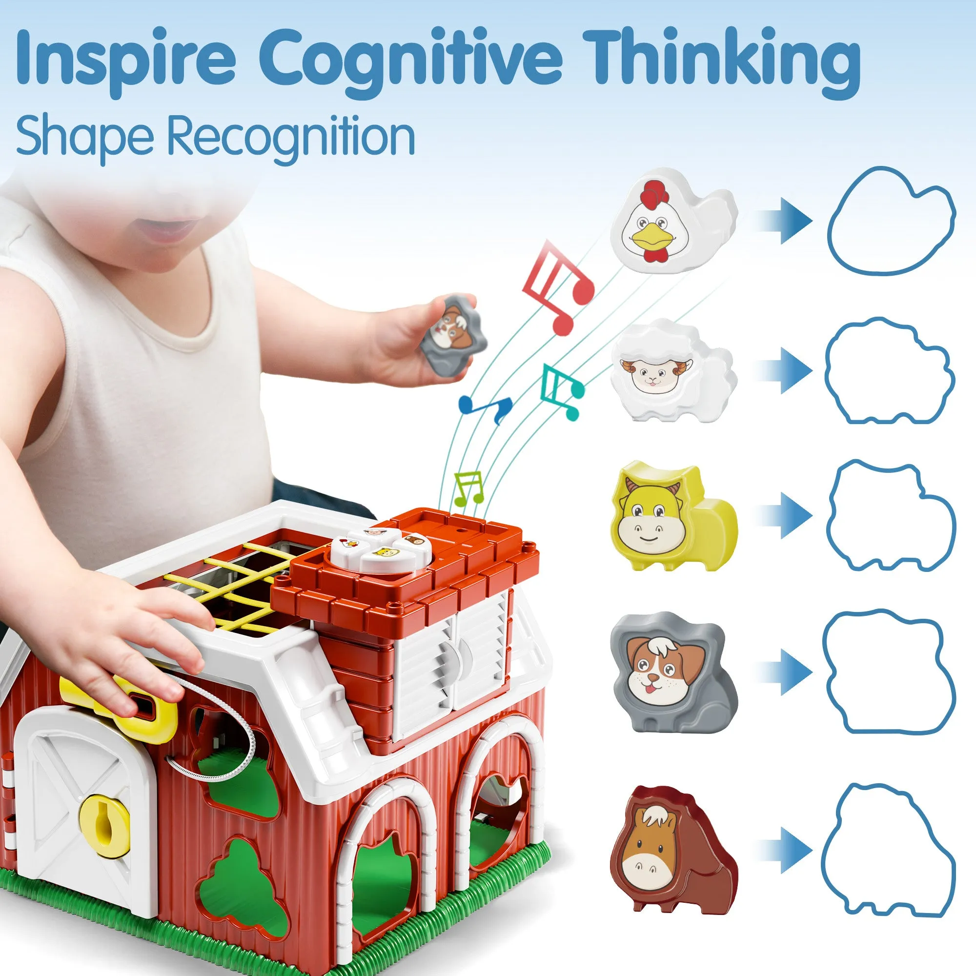 Farm Animal House Toys