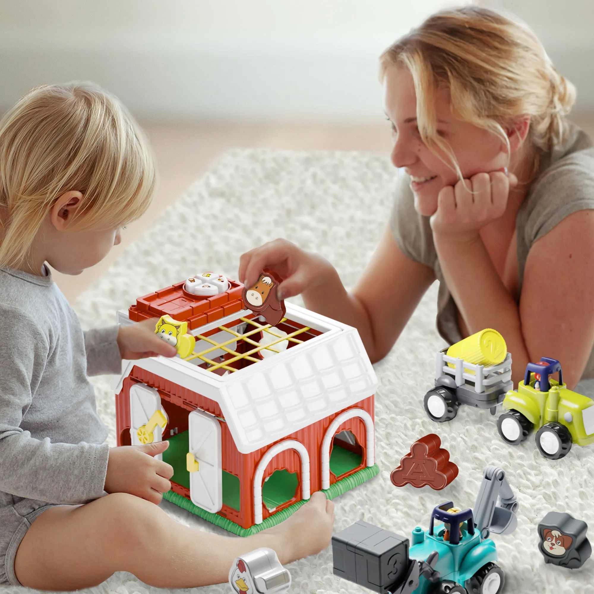 Farm Animal House Toys