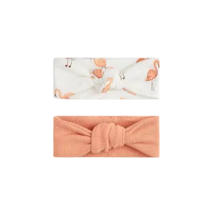 FIRSTS Flamingo and Coral Headbands (Pack of 2)