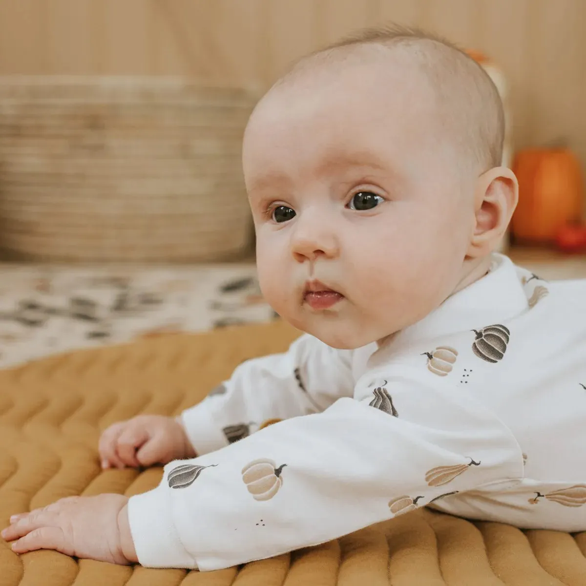 FIRSTS Gourds Print Off-White Sleeper