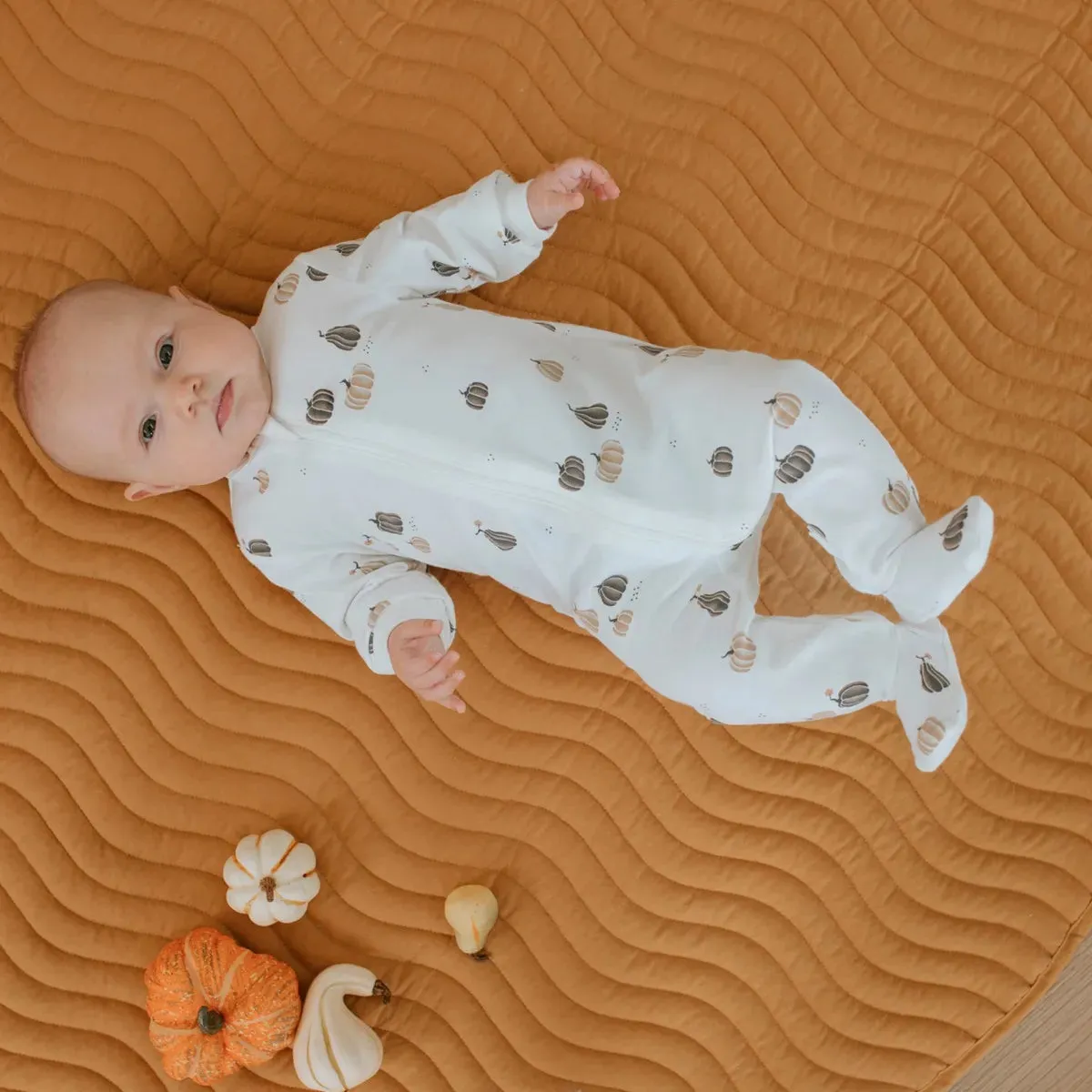 FIRSTS Gourds Print Off-White Sleeper