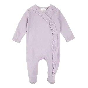 FIRSTS Light Purple Pointelle Knit Cross Body Sleeper