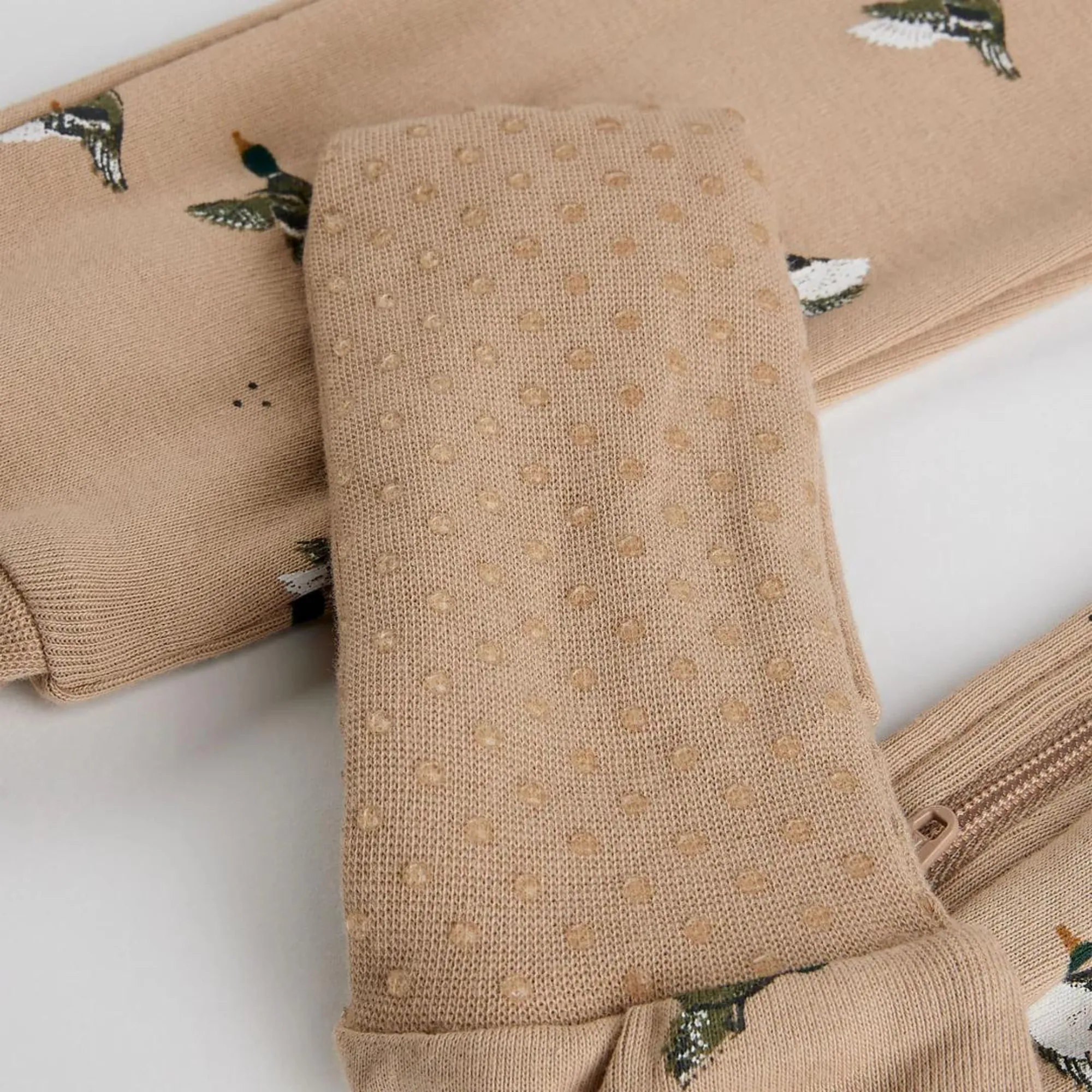 FIRSTS Mallard Print on Sand Convertible Sleeper