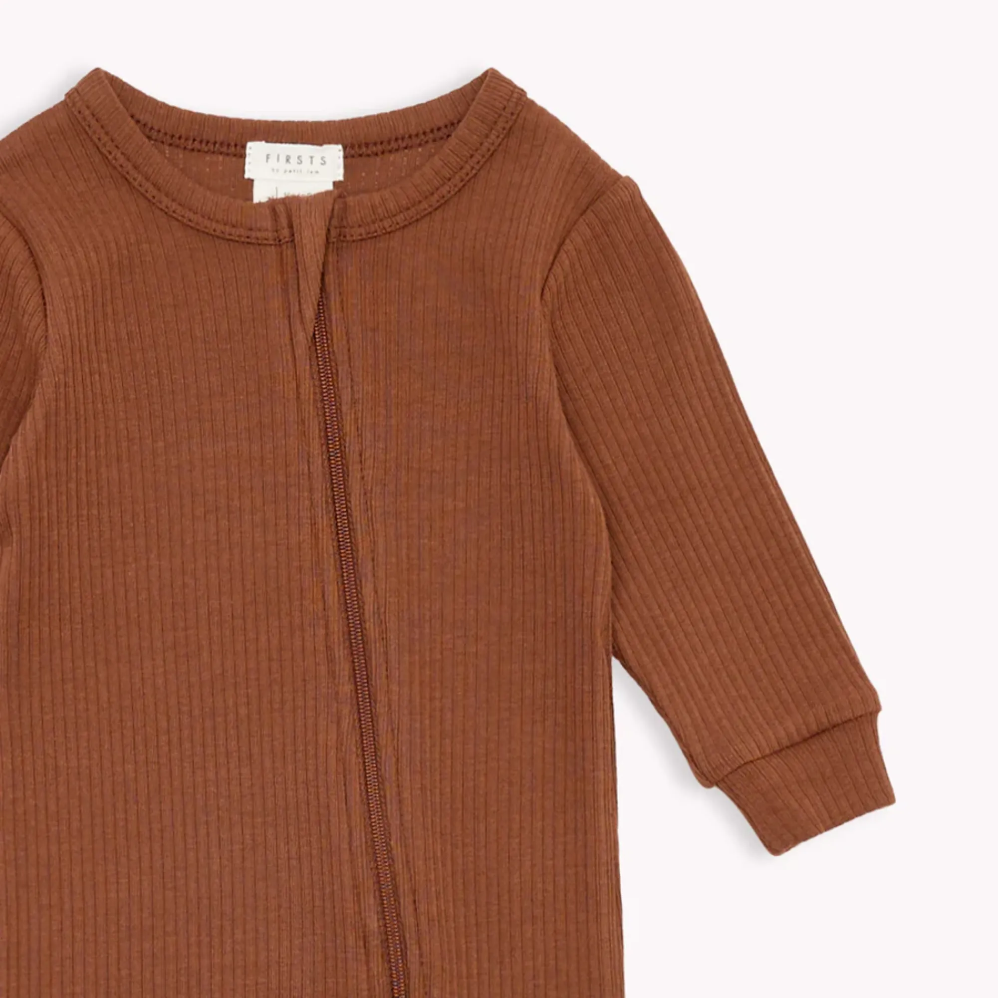 FIRSTS Mustang Brown Modal Ribbed Sleeper