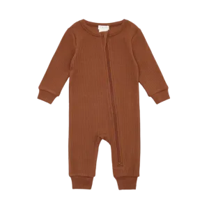 FIRSTS Mustang Brown Modal Ribbed Sleeper