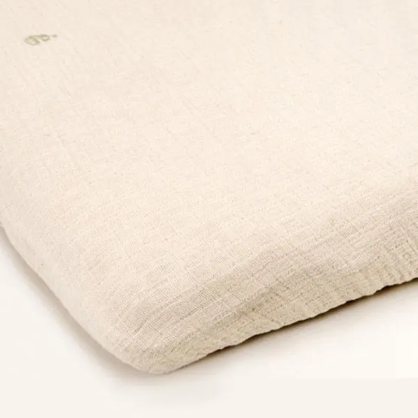 Garbo&Friends Muslin Changing Mat Cover - Eggshell