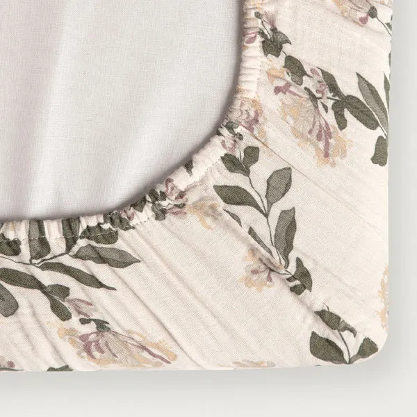 Garbo&Friends Muslin Changing Mat Cover - Honeysuckle