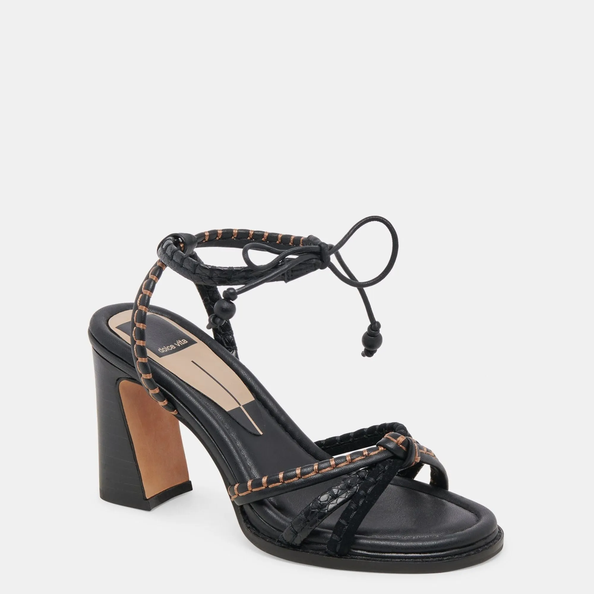 Gazele Heels Black Multi Leather