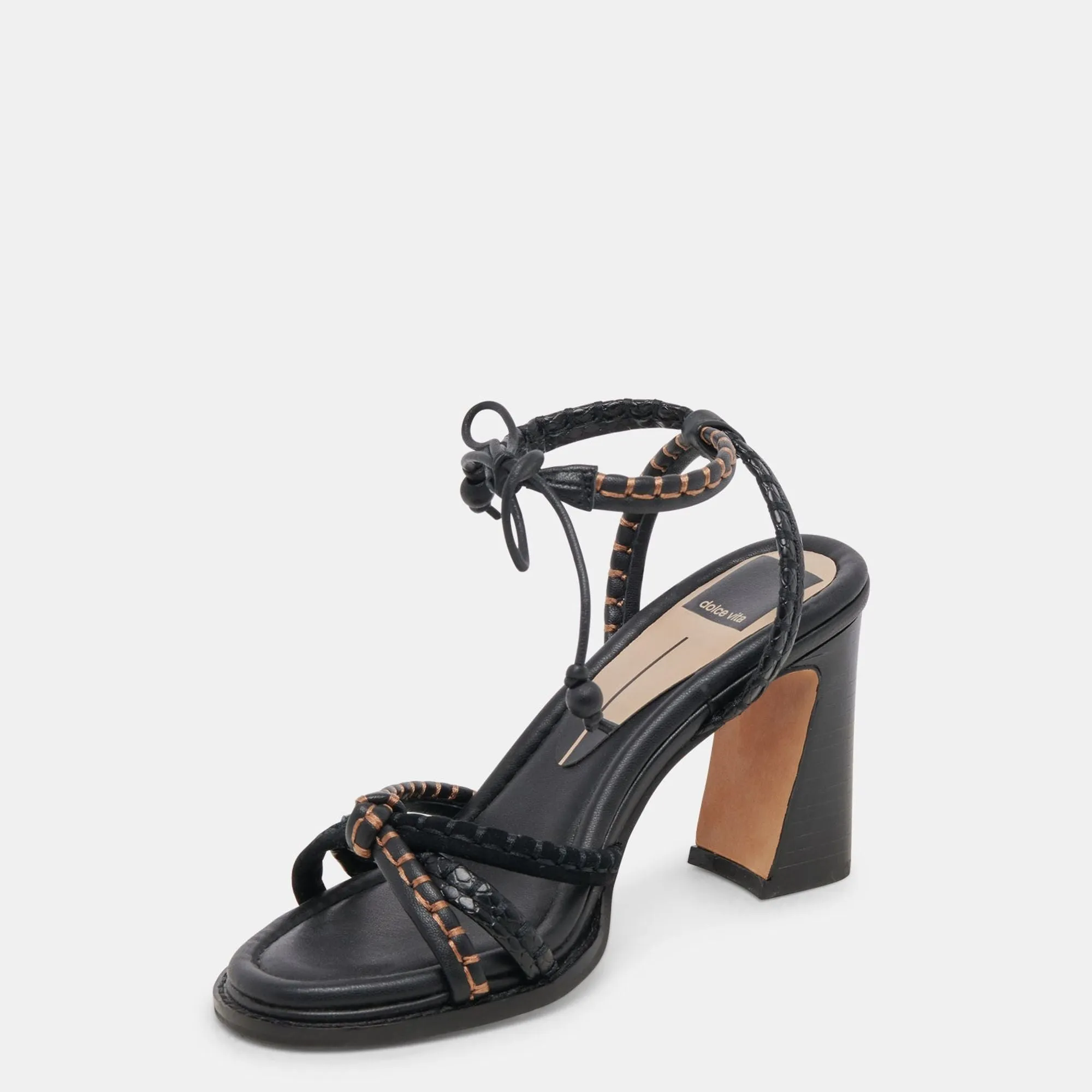 Gazele Heels Black Multi Leather