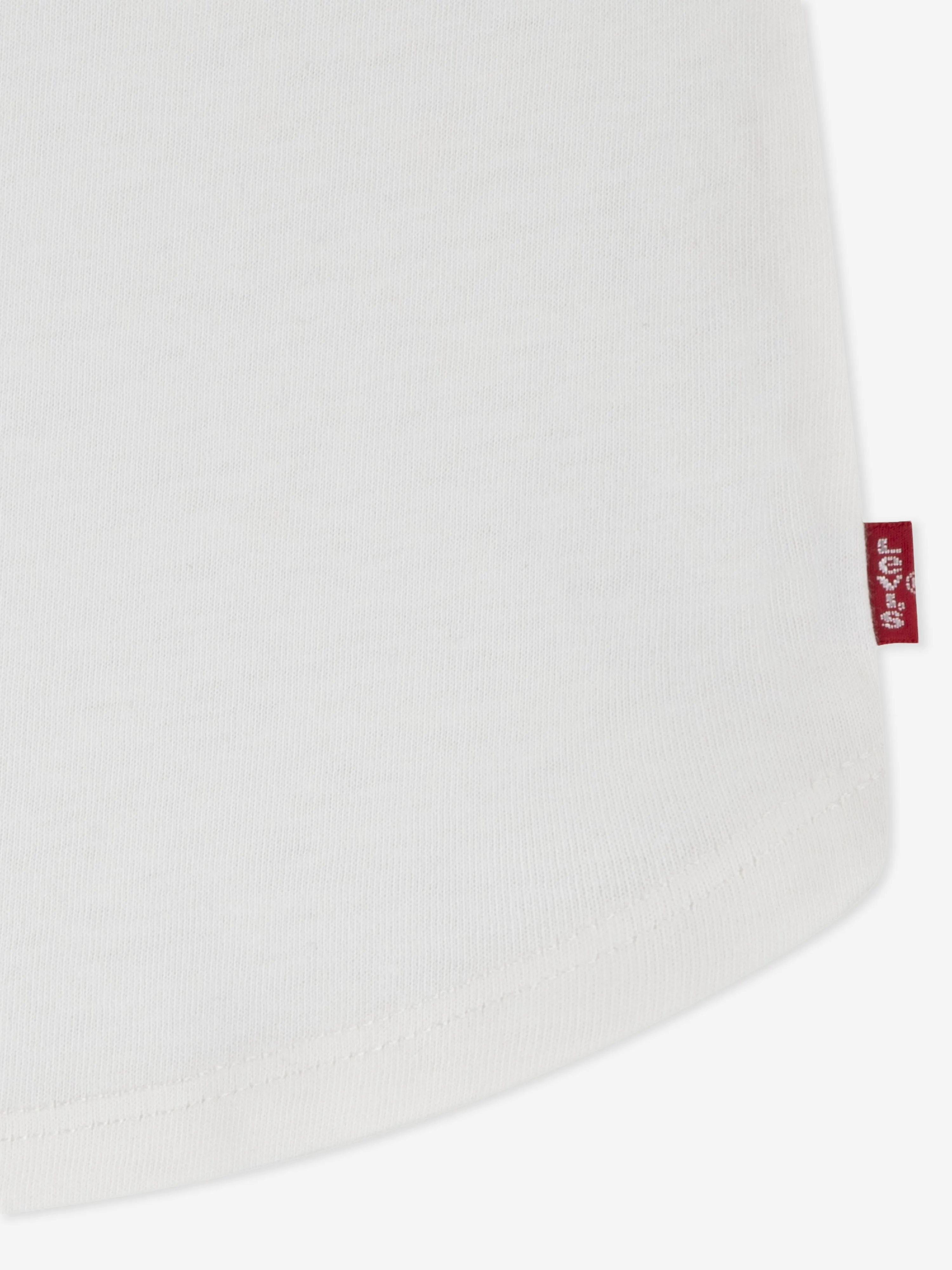 Girls Double Cuff T-Shirt in Beige