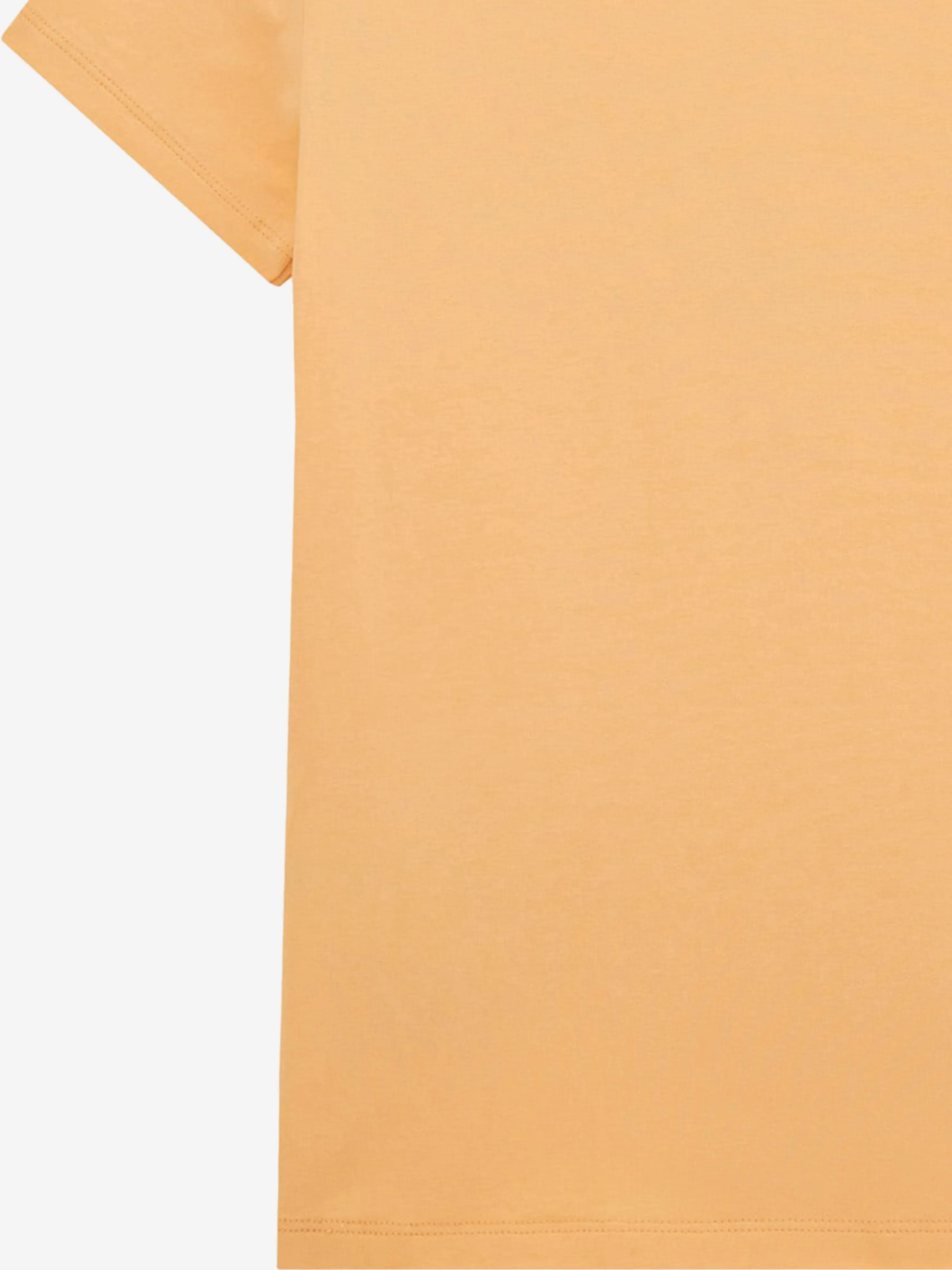 Girls Floral Logo T-Shirt in Orange