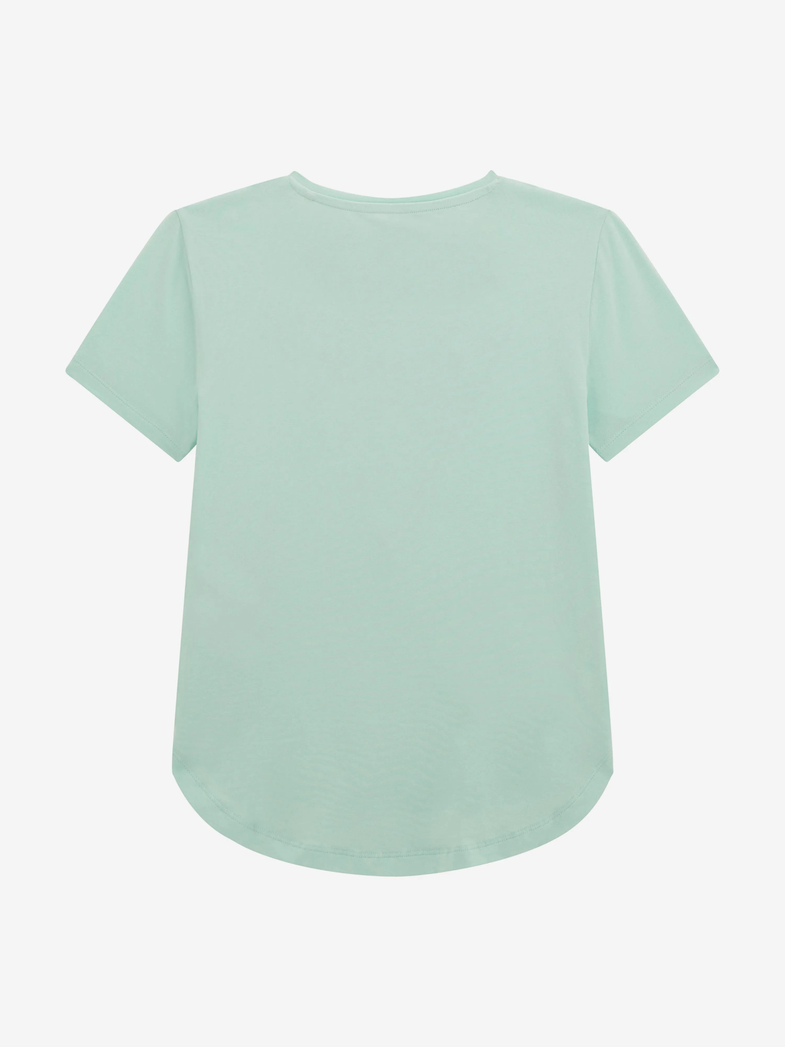 Girls High Low T-Shirt in Green