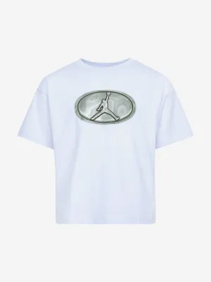 Girls Logo T-Shirt in Grey