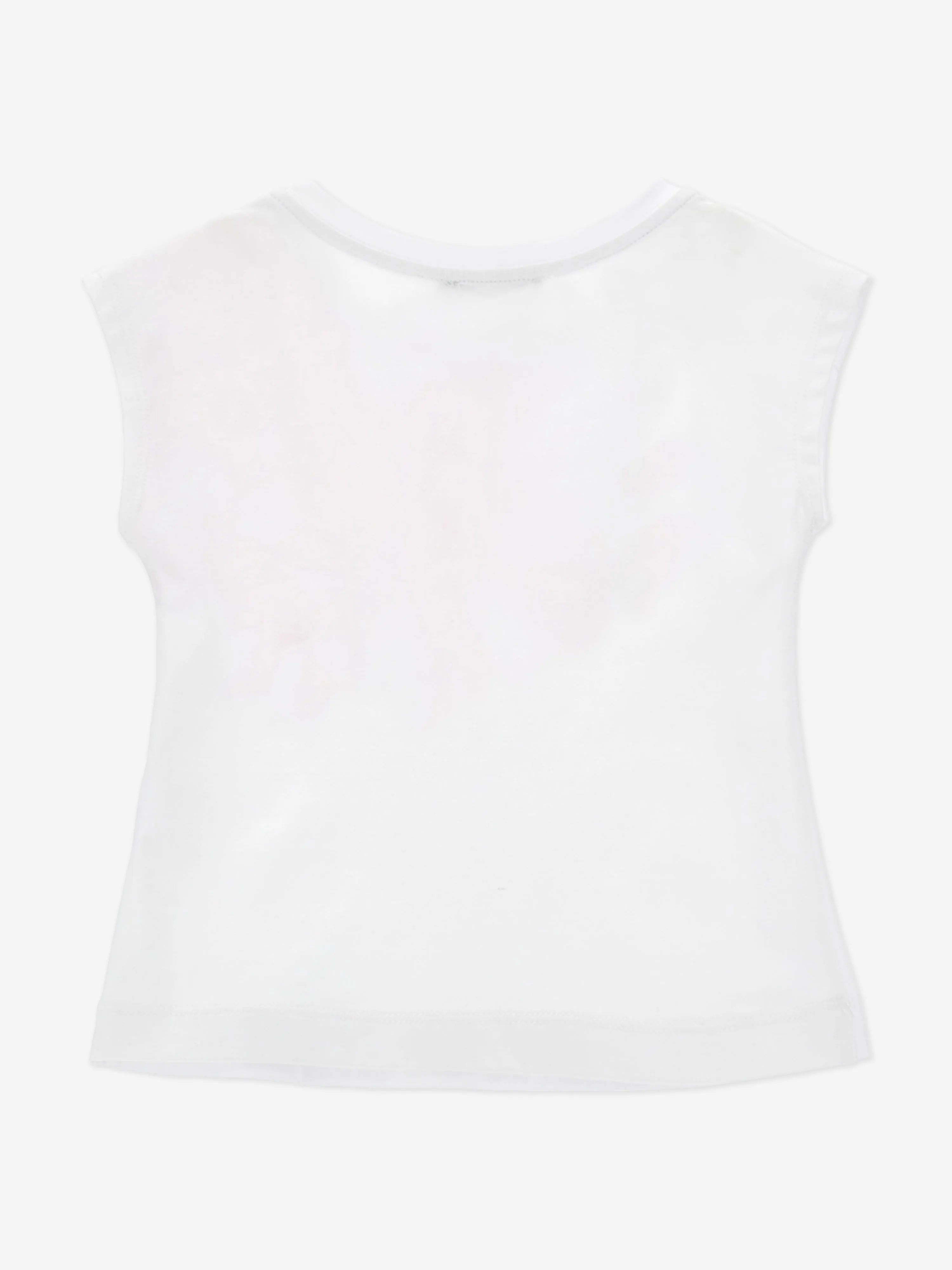 Girls Peach Blossom T-Shirt in White