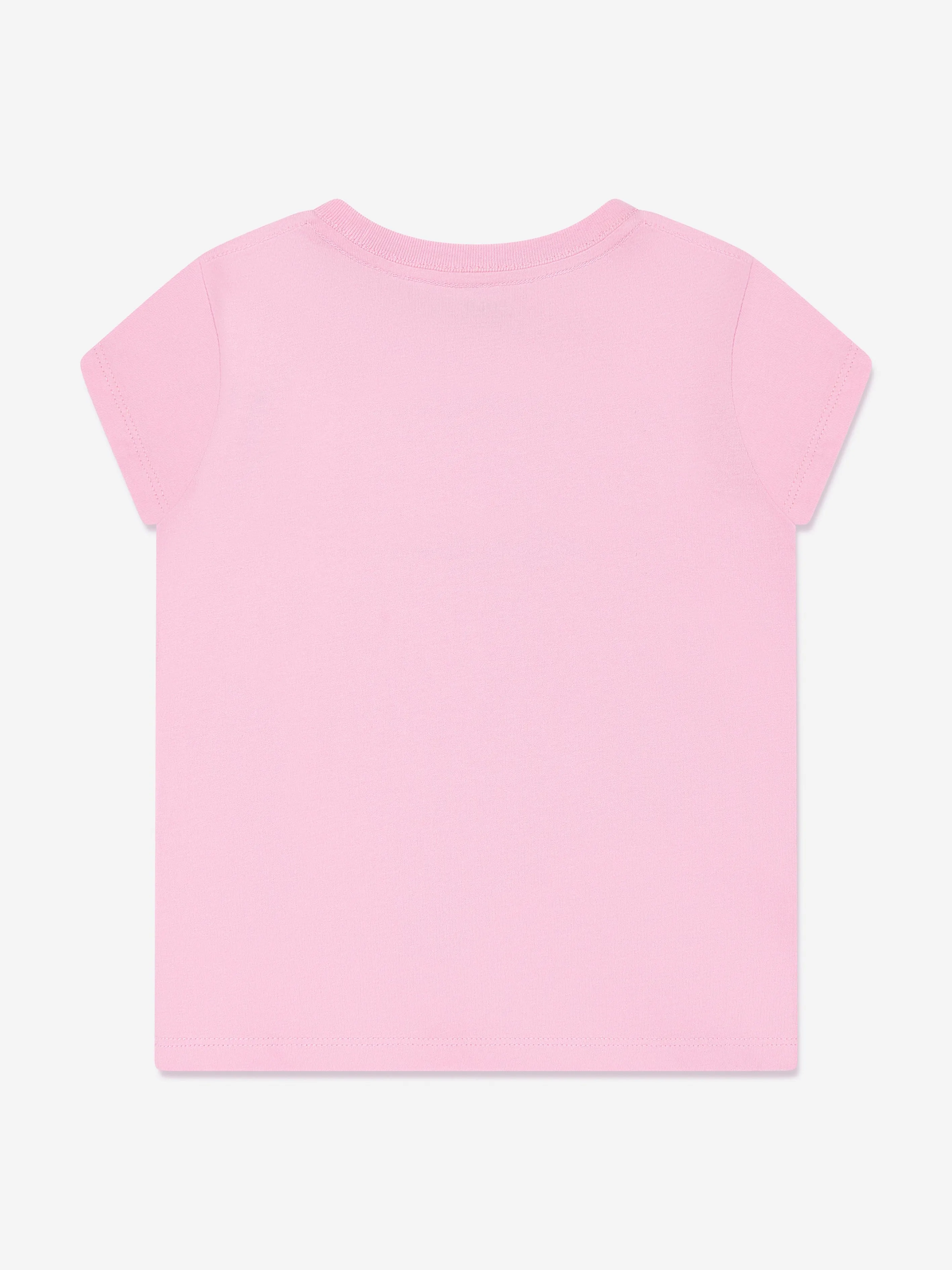 Girls Polo Logo T-Shirt in Pink