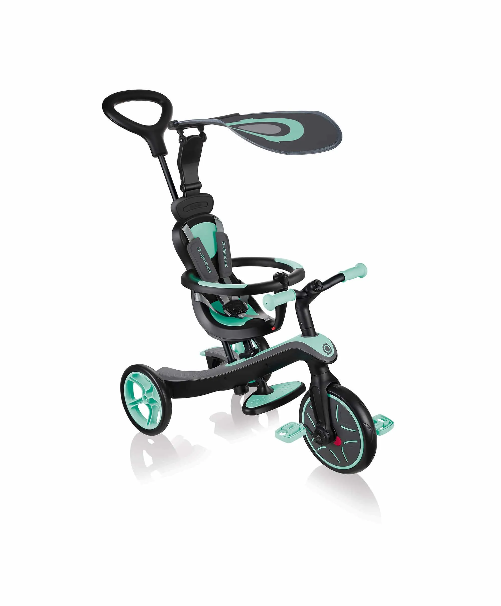 Globber Explorer 4 in 1 Trike - Mint Green