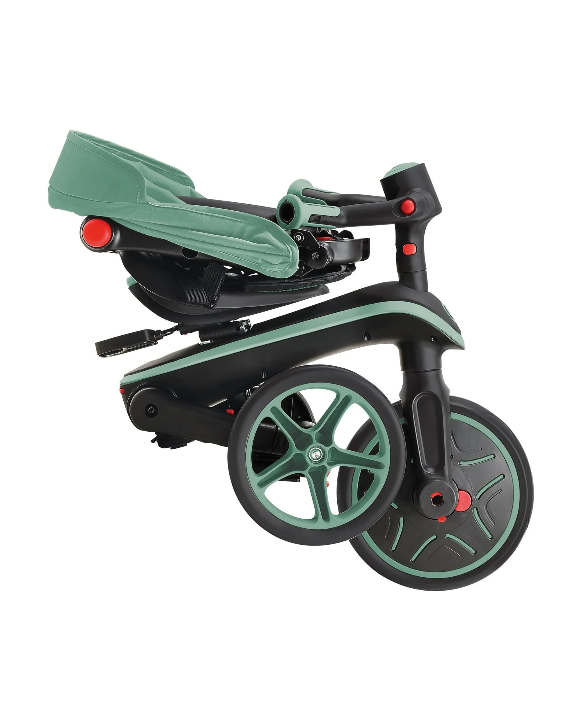 Globber Explorer Foldable 4-in-1 Trike - Olive