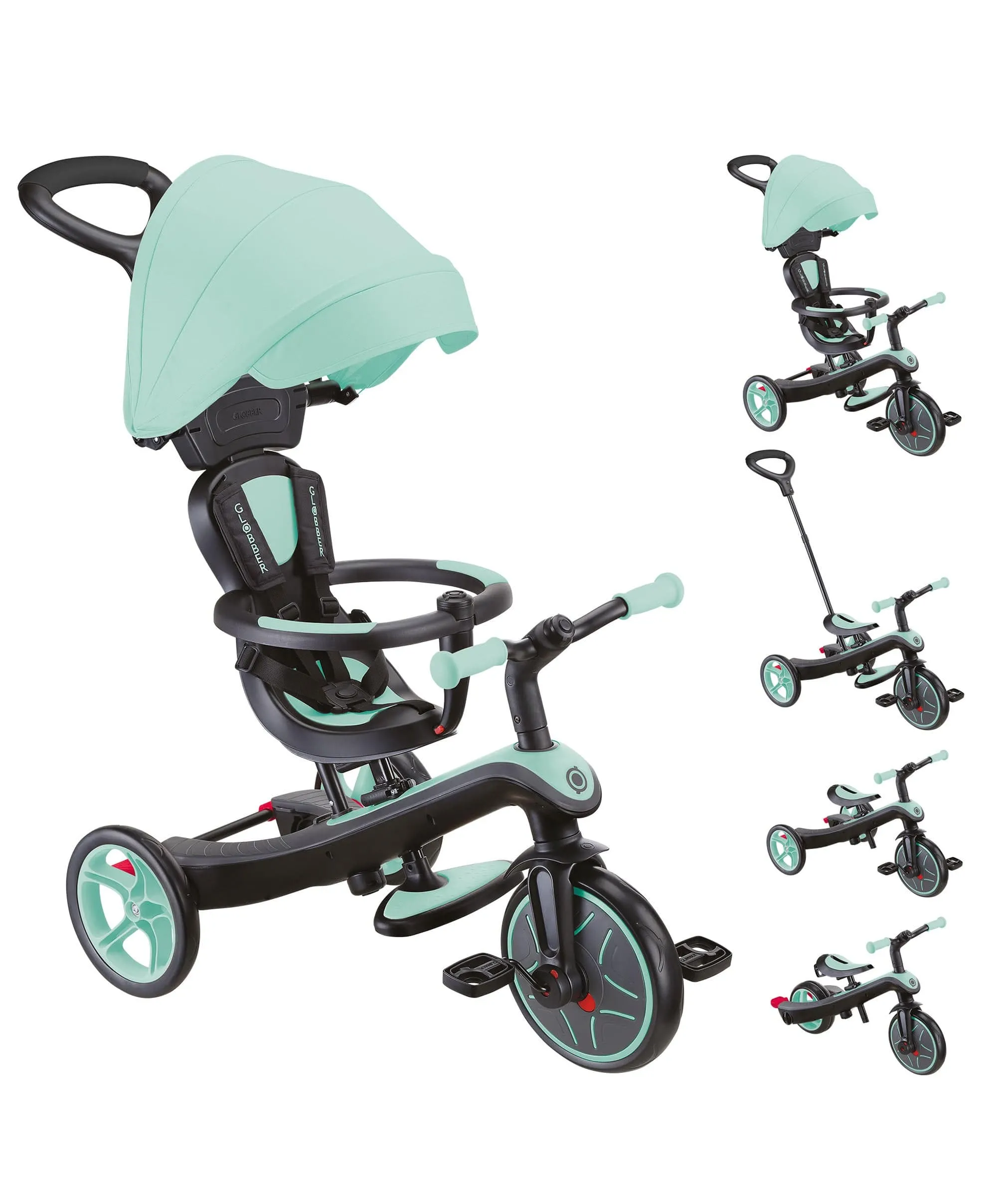 Globber Explorer Trike 4 in 1 - Mint