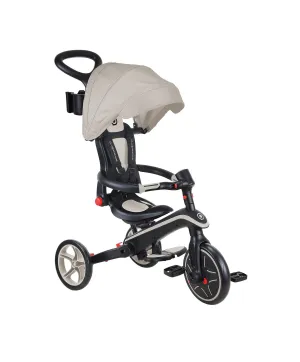 Globber Explorer Trike Foldable 4 in 1 - Taupe