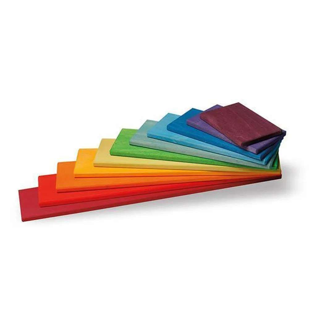 Grimm's rainbow building boards