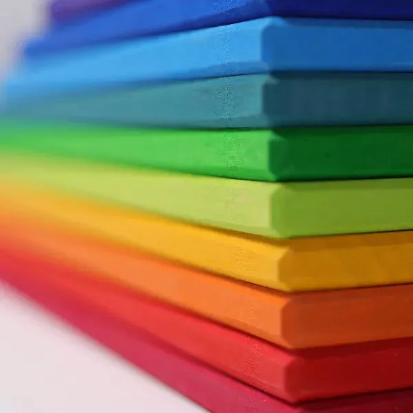 Grimm's rainbow building boards