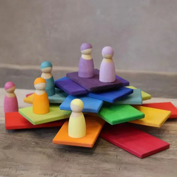 Grimm's rainbow building boards