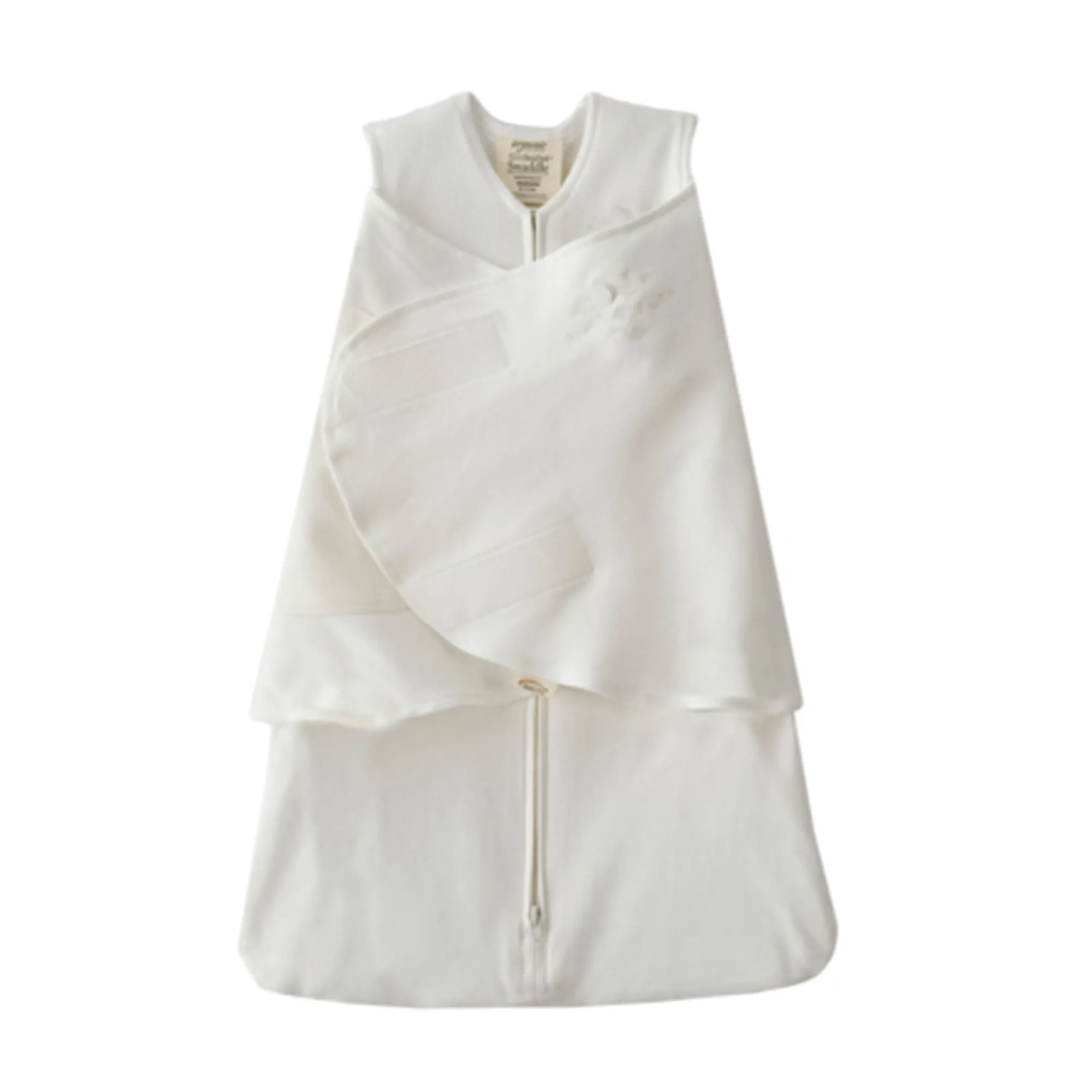 HALO SleepSack Swaddle Cotton 1.5Tog  - Cream - Small