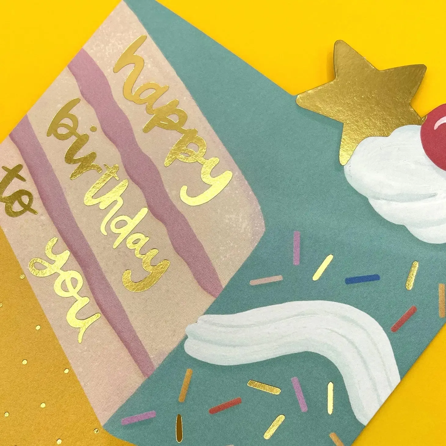 'Happy Birthday To You' Cake Birthday Card
