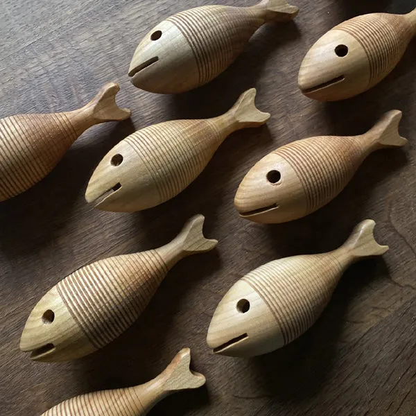 Hohenfried Wooden Rattle - Fish