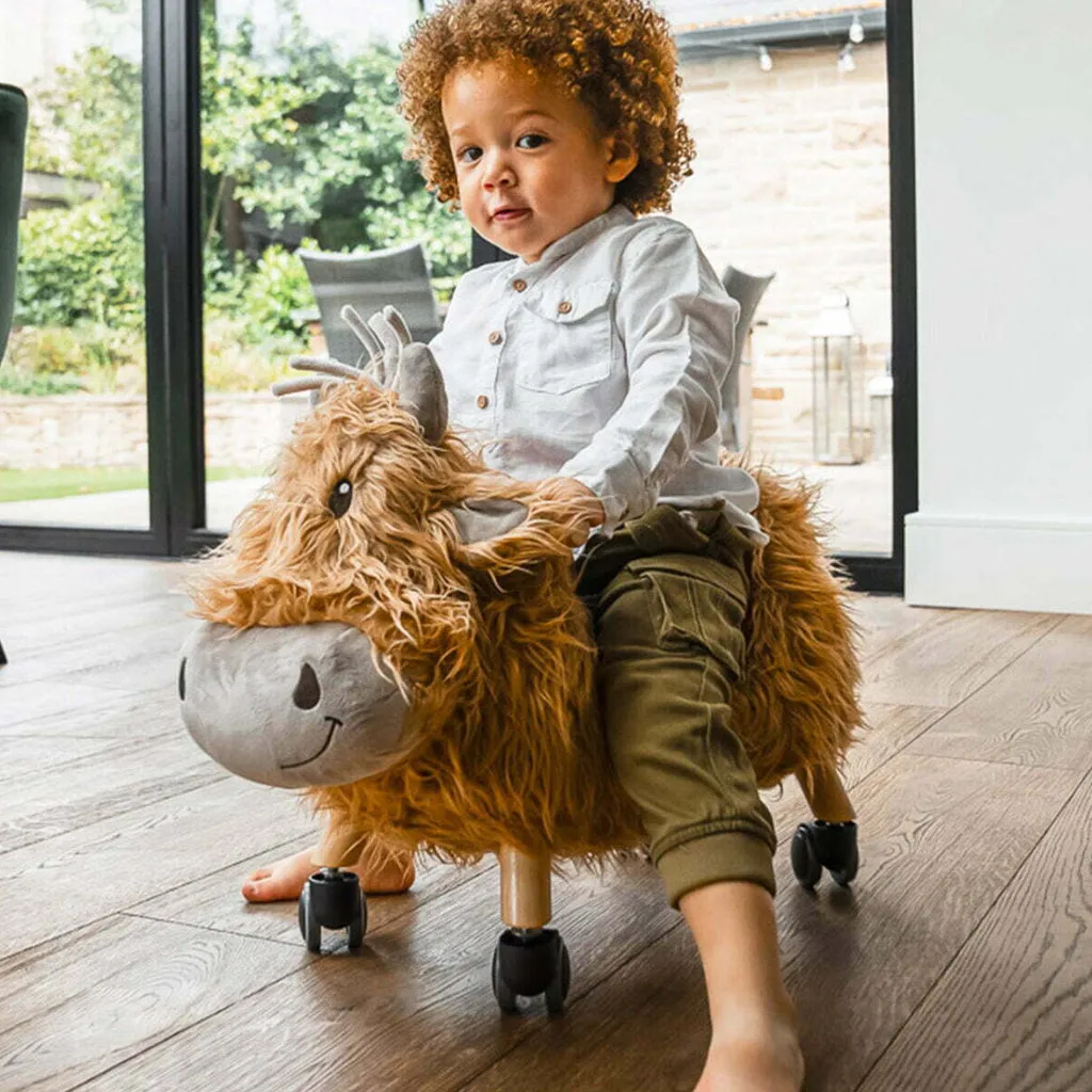 Hubert Highland Cow Ride On Toy