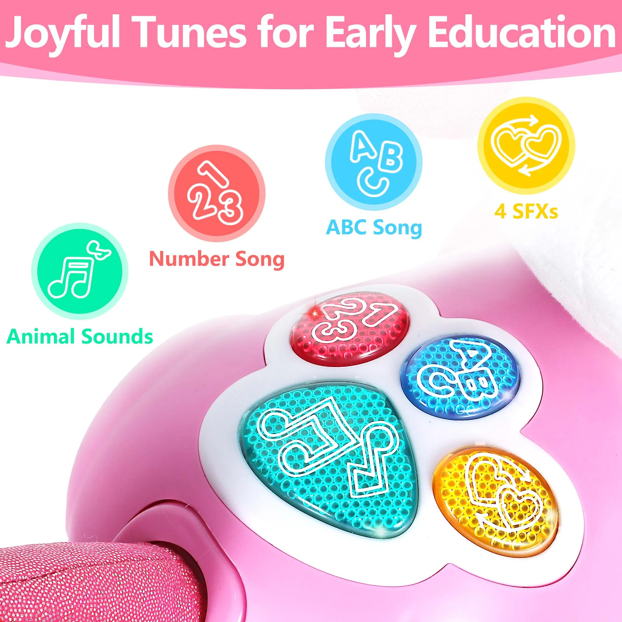 iPlay, iLearn Baby Musical Unicorn Toy