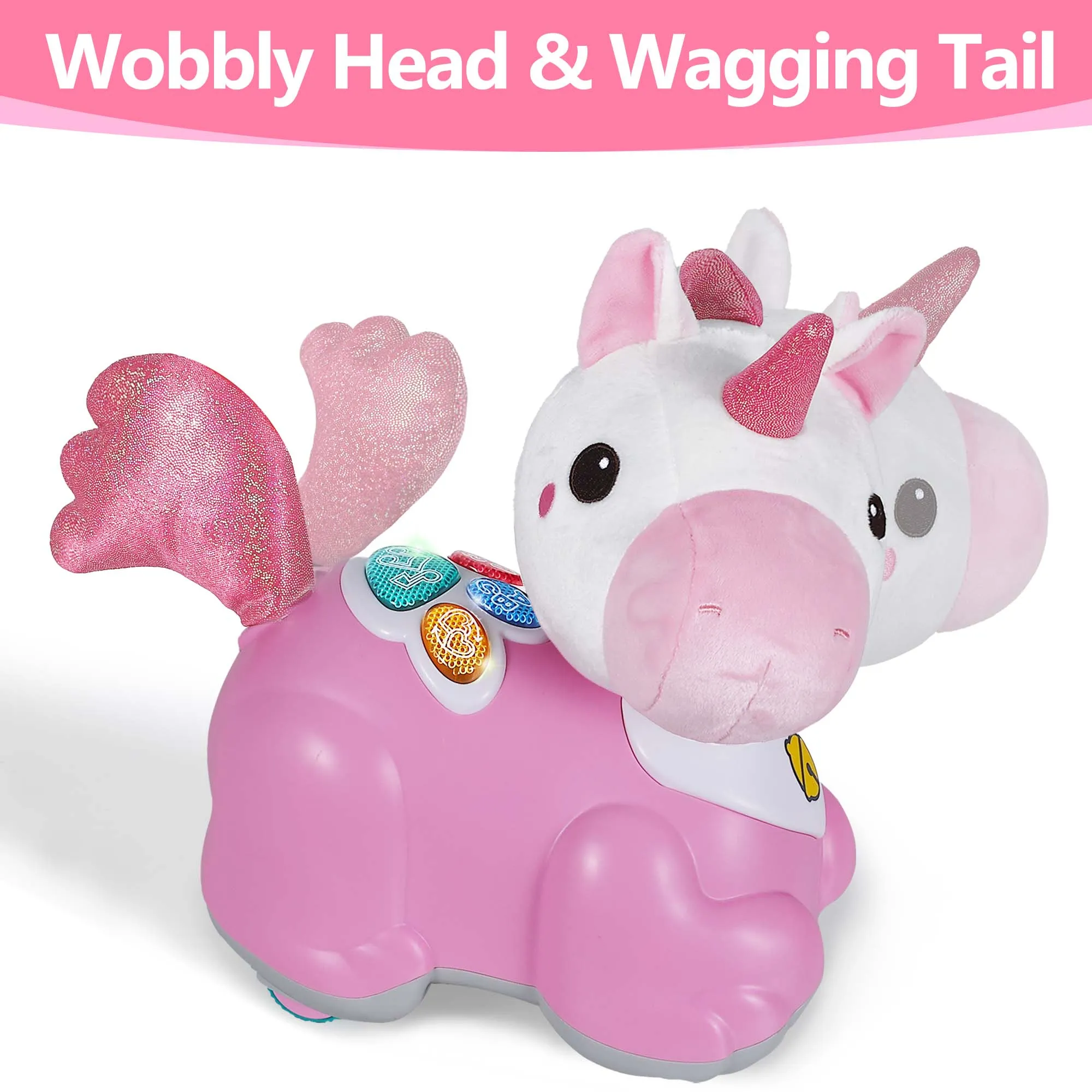 iPlay, iLearn Baby Musical Unicorn Toy