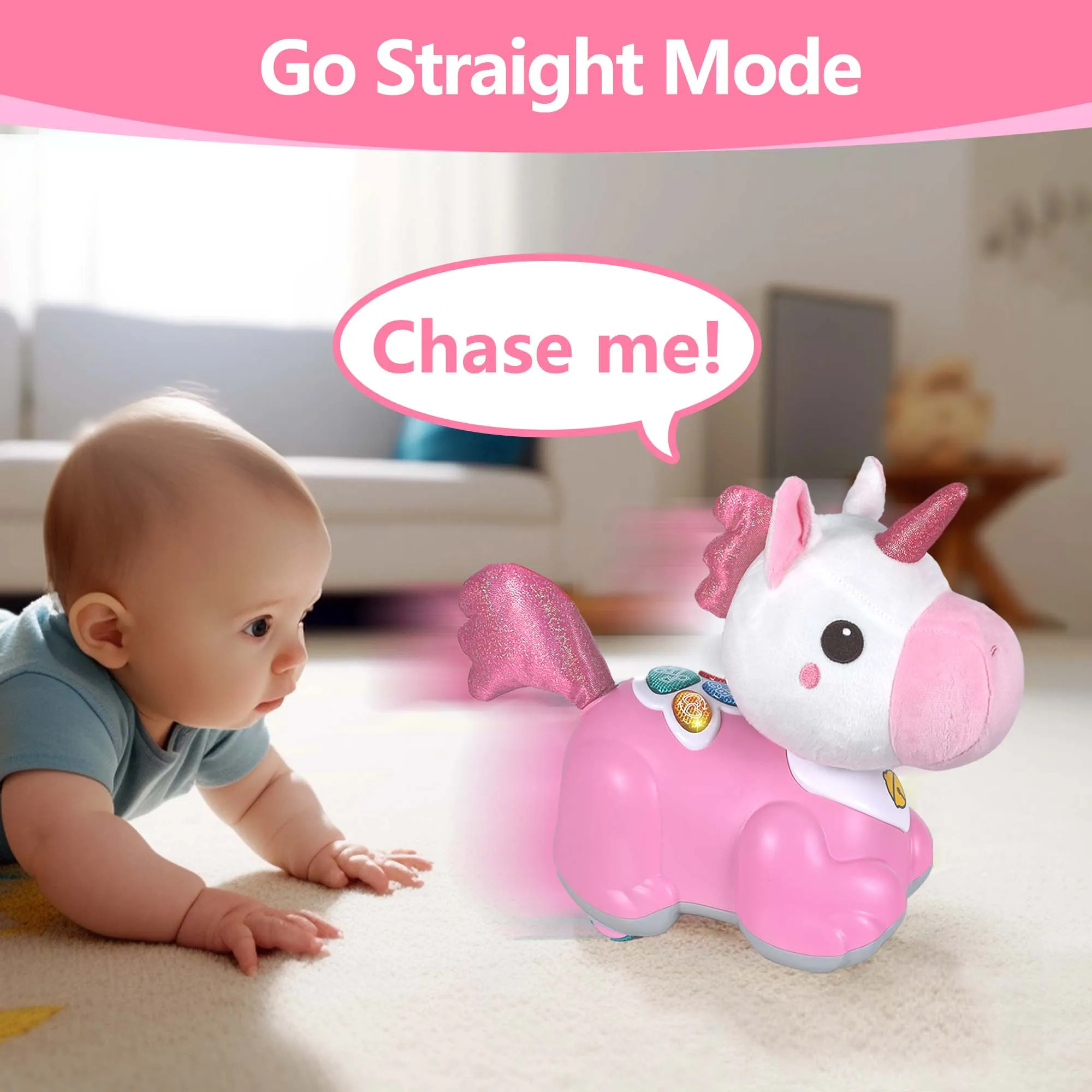 iPlay, iLearn Baby Musical Unicorn Toy