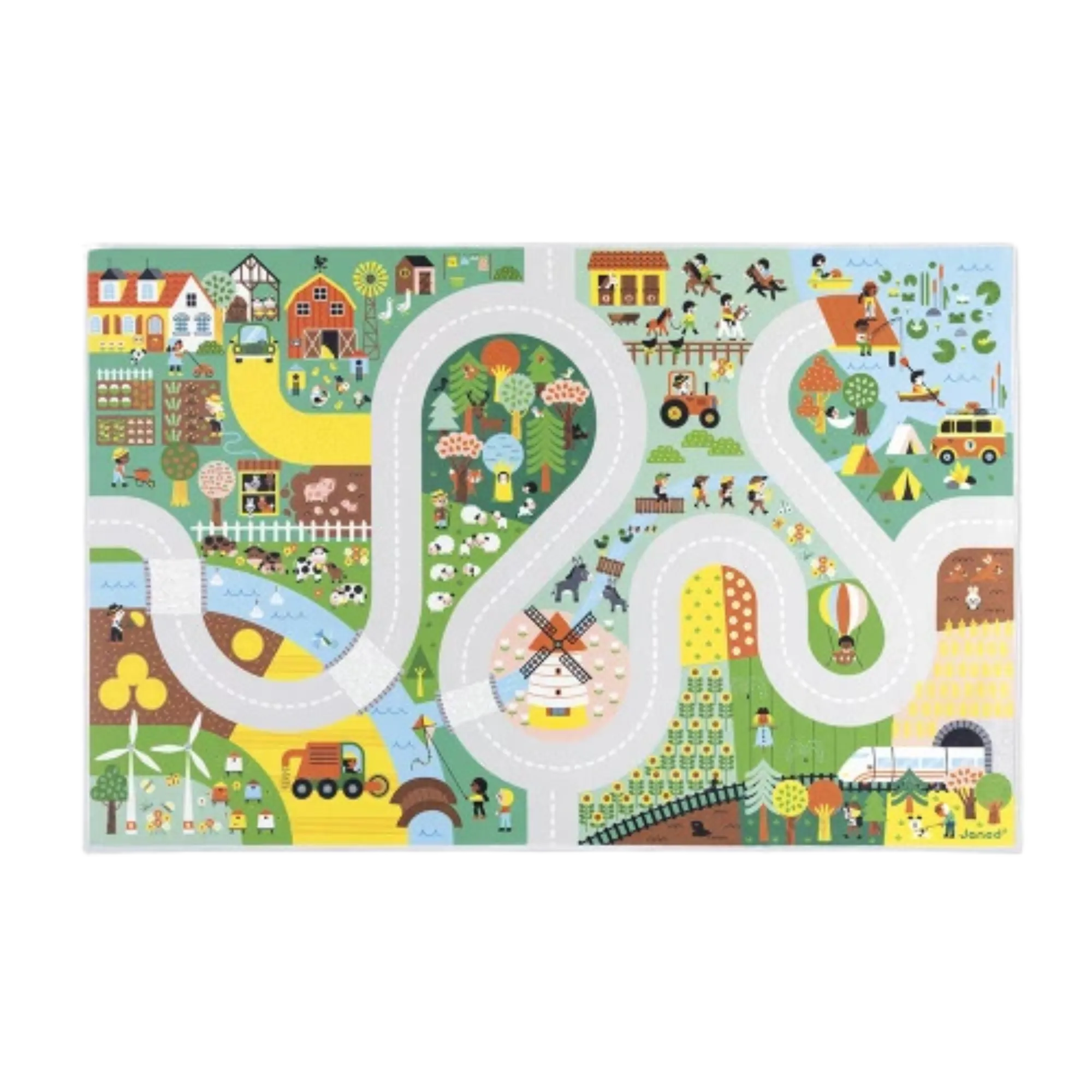 JANOD Cross Roads Countryside Play Mat