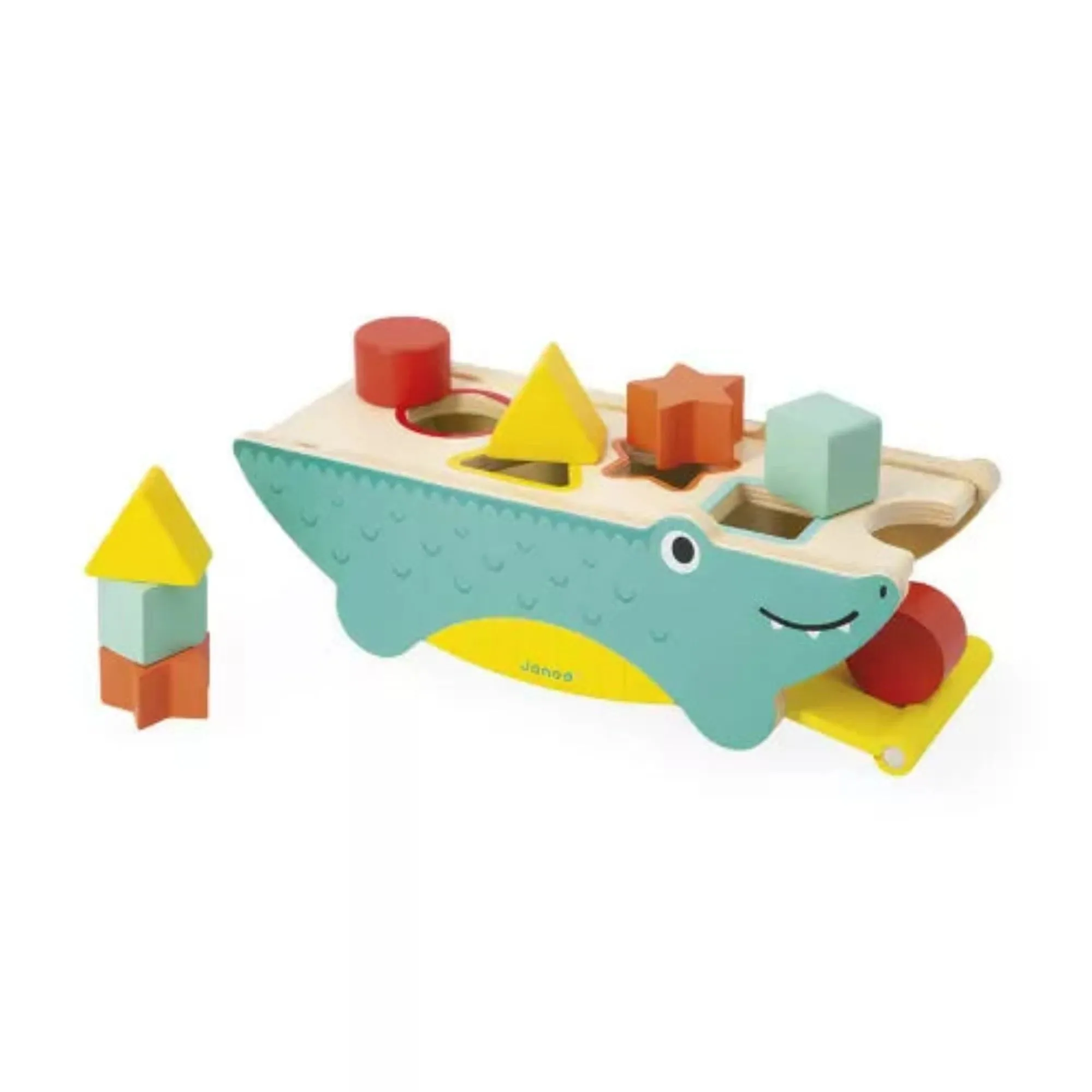 JANOD Shape Sorting Crocodile - Tropik