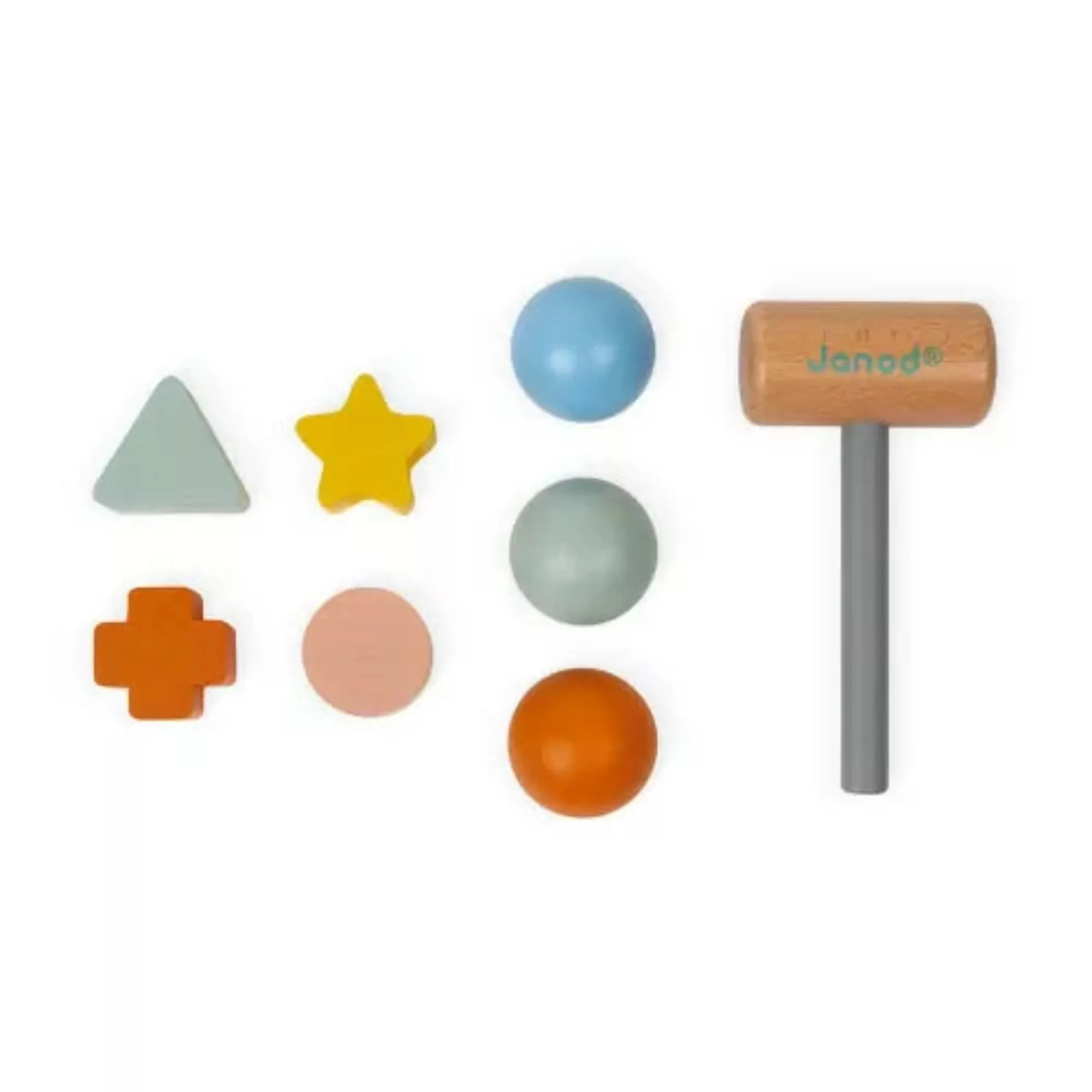 JANOD Sweet Cocoon Tap Tap & Shape Sorter