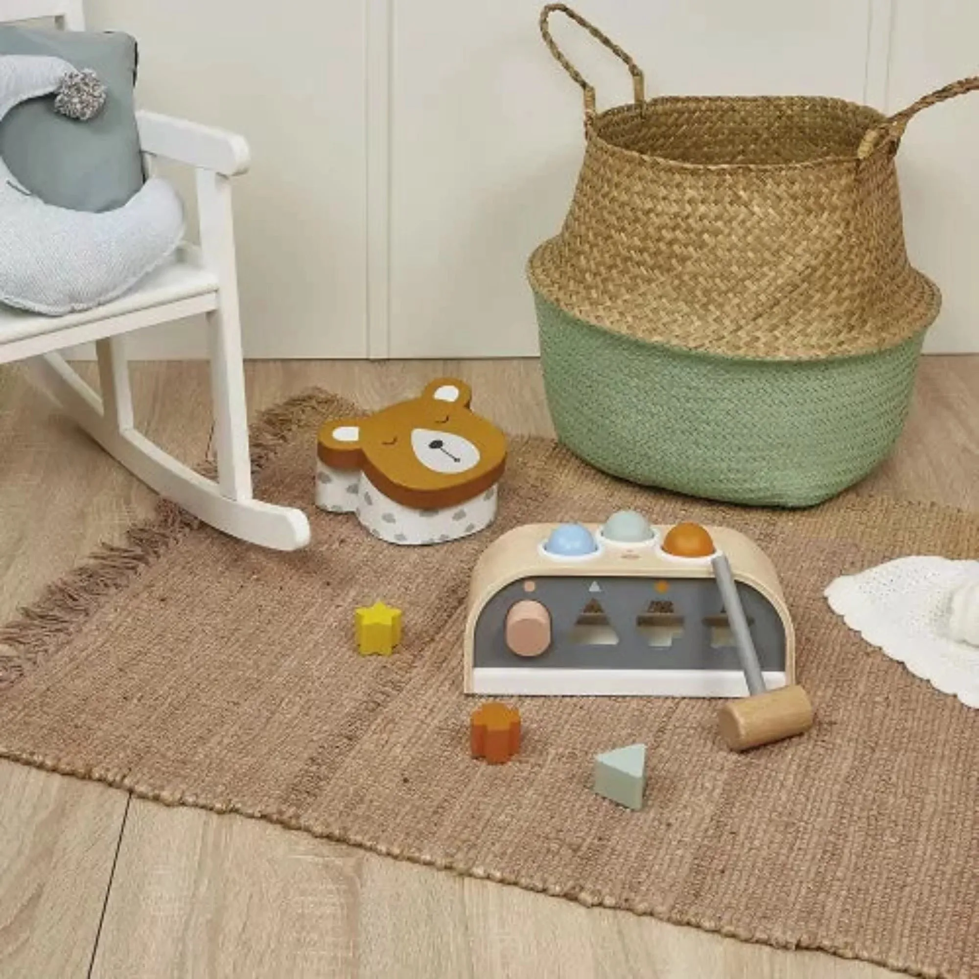 JANOD Sweet Cocoon Tap Tap & Shape Sorter