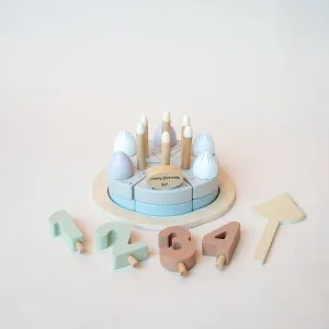 JBØRN Personalised Wooden Birthday Cake