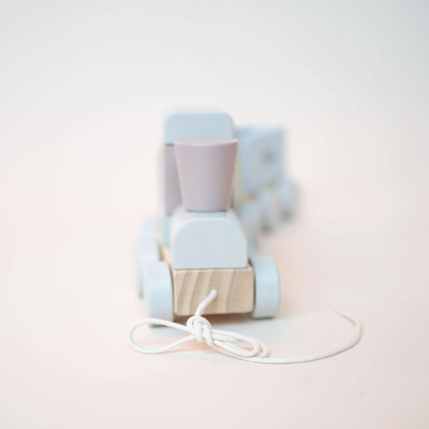 JBØRN Personalised Wooden Pull-Along Stacking Train Set